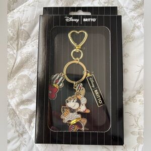 Enesco Disney by Britto Midas Minnie Mouse Posing Keychain